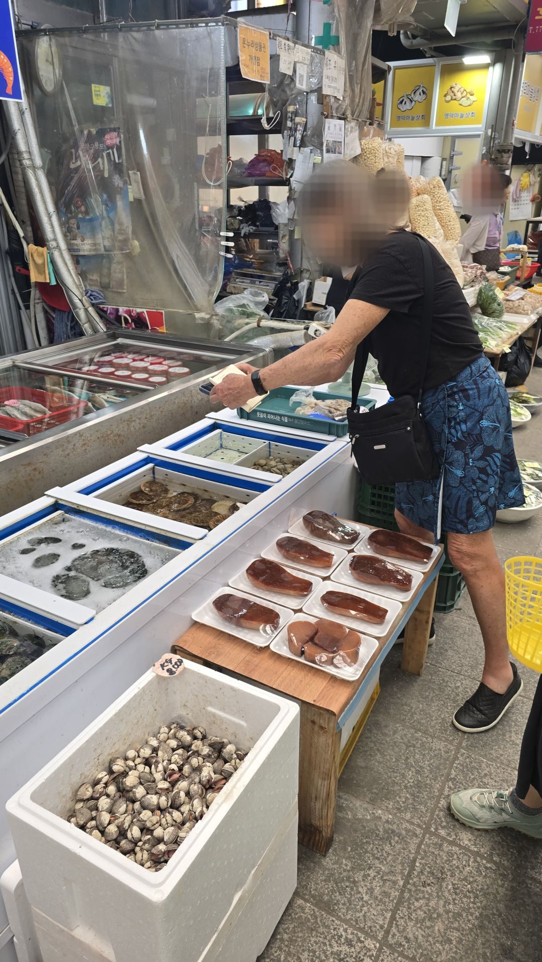 Fresh seafood at the market